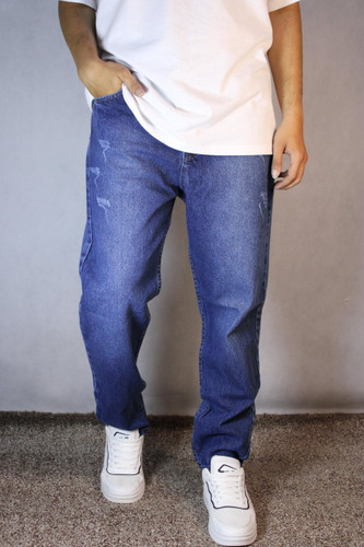 شلوار جین پَر مام فیت مردانه – رنگ آبی لیوایز (سایز ۴۲ تا ۵۰)