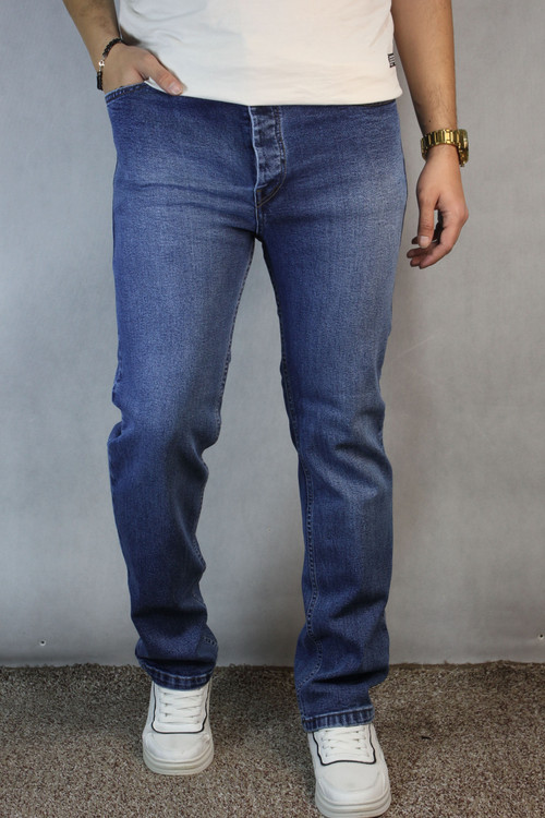 شلوار جین راسته مردانه رنگ آبی لیوایز (42 تا ۵۲)